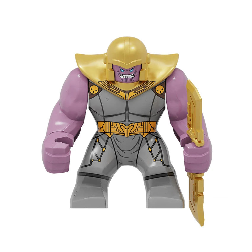 New Marvel 3D superhero characters large model building blocks assembly toys children's birthday gifts boys girl