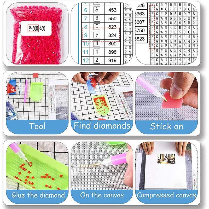Unleash Your Inner Artist with a Sparkly Teen Anime 5D Diamond Painting Kit! - Rexpect Nerd