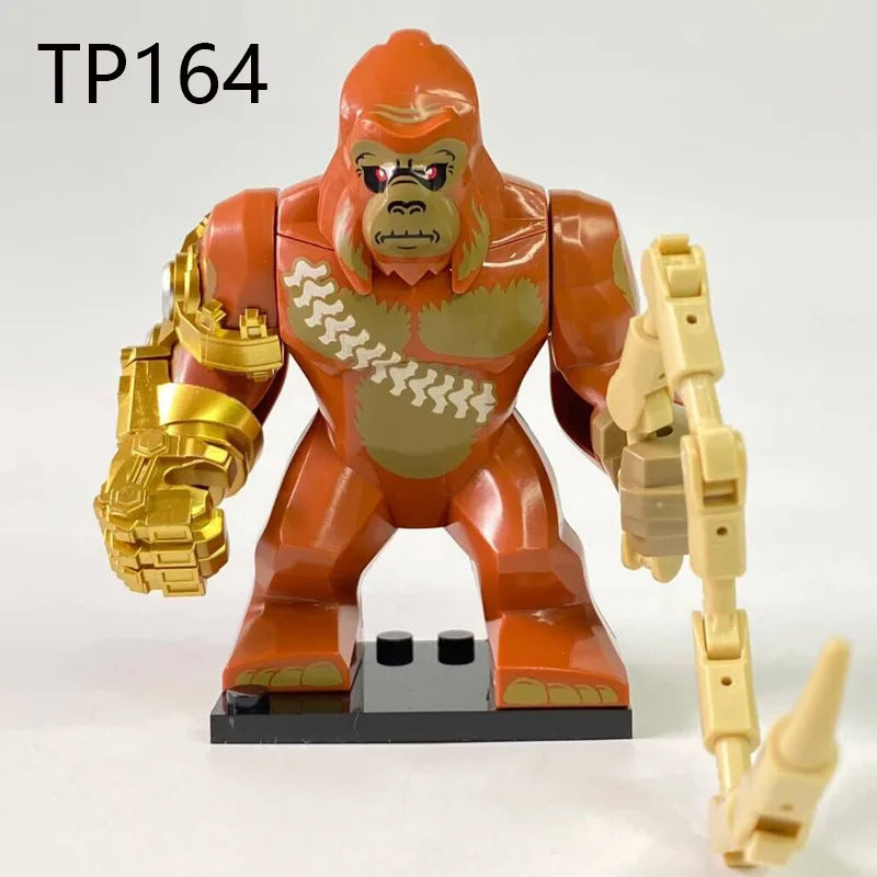 Hot-Selling 4cm Children Anime Figure Hero Building Blocks Kid Gift Assembling Toy Model Mini Movies Characters Figurine Bricks