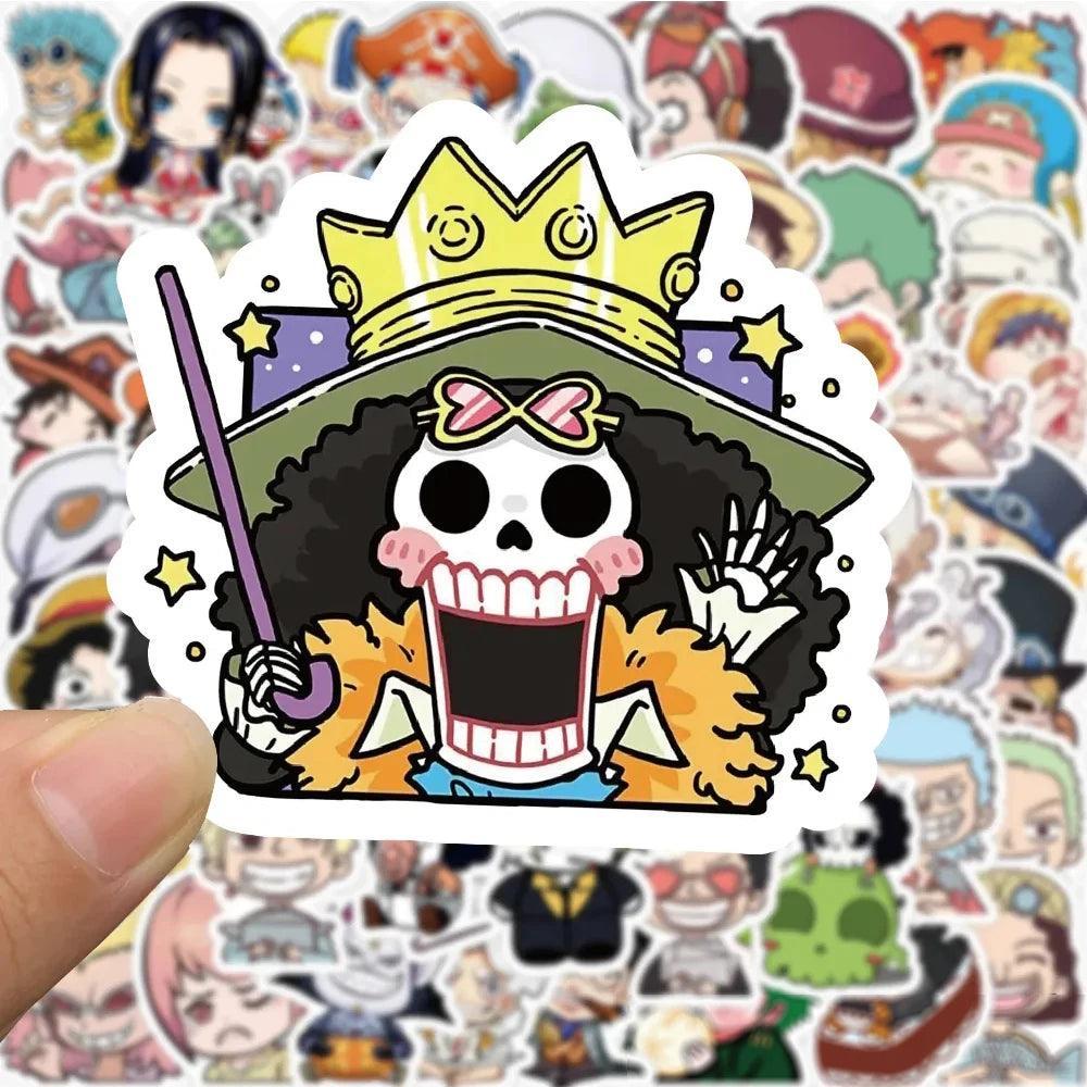 Gear Up for Adventure with One Piece Luffy Gear Fifth Chibi Stickers! - Rexpect Nerd
