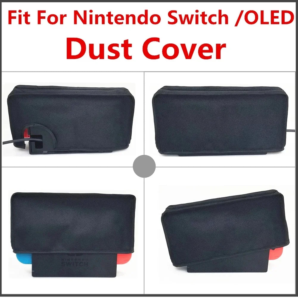 Switch Protective Dust Cover for Switch OLED Charging TV Dock Dust Proof Cover for Switch Antipolvo Cover