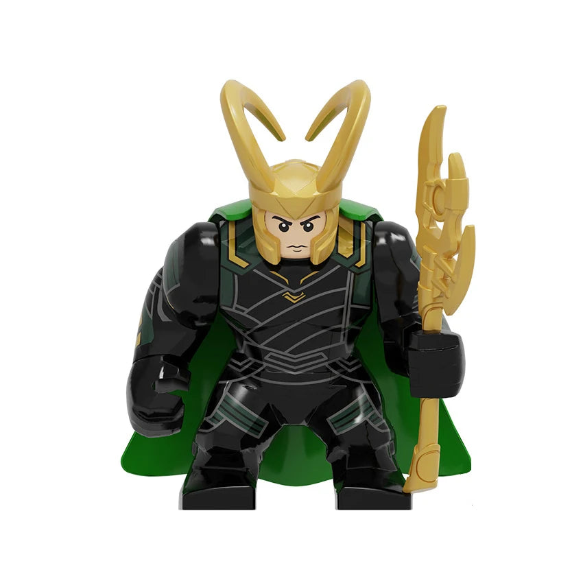 New Marvel 3D superhero characters large model building blocks assembly toys children's birthday gifts boys girl