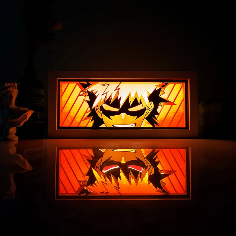 Dragon Ball 3D LED Light Box – Anime Paper-Cut Night Lamp with Remote