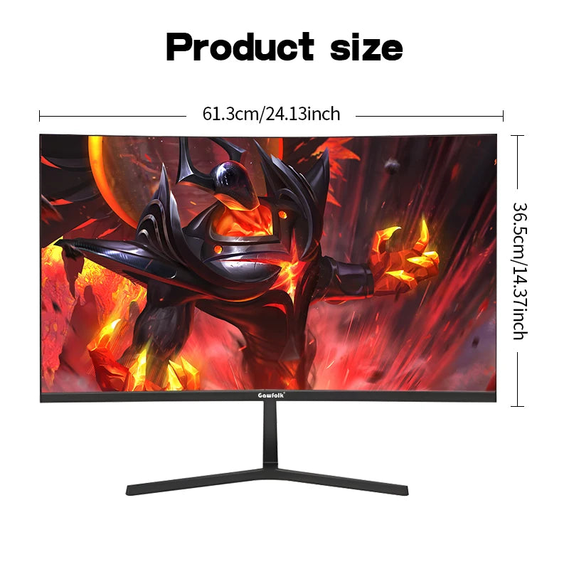 27 inch Curved Gaming Monitor,144Hz/180Hz PC Monitor Full HD 1080P, Frameless 1800R Computer Display with FreeSync DP, HDMI Port