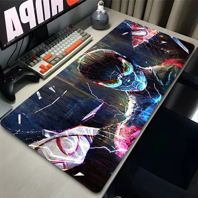Marvel Spider Man Mouse Pad XXL Anime HD Rubber Keyboard Mousepad Suitable For Office Desk Laptops Gaming Accessories Non Slip