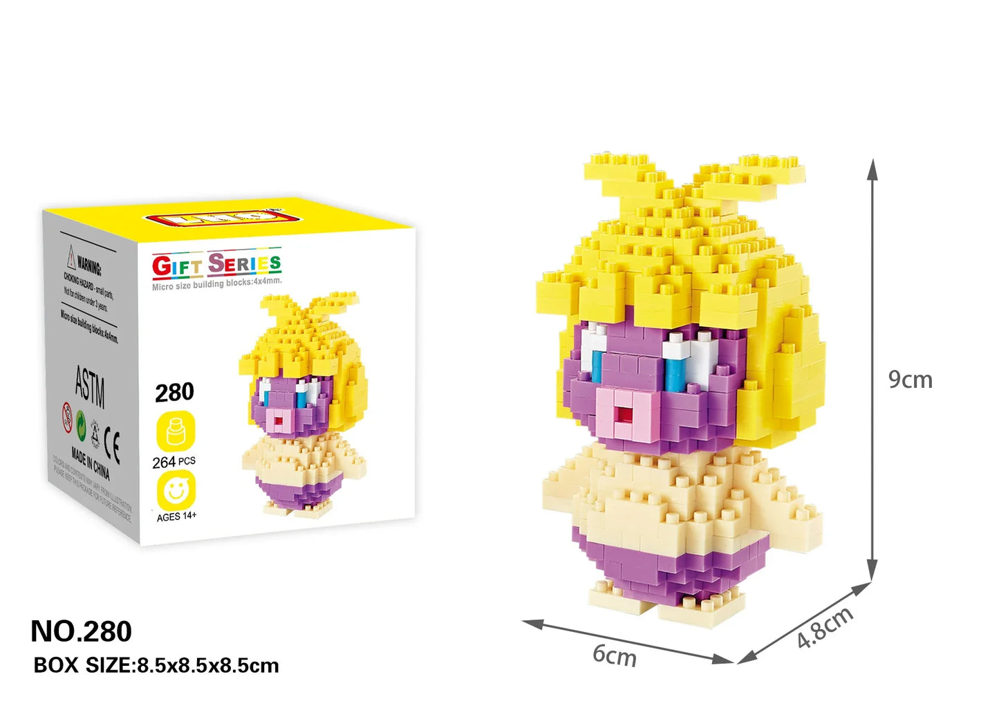 66pcs Pokemon Small Building Nanoblock Cartoon Pikachu Animal Model Education Game Graphics Pokemon Toys For Kids Birthday