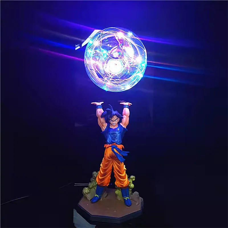Dragon Ball Z Goku Spirit Bomb LED Lamp – 35cm Action Figure | DBZ Collectible