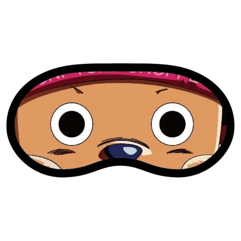 One Piece Blackout Sleep Mask - Luffy, Zoro, Chopper & Ace Design