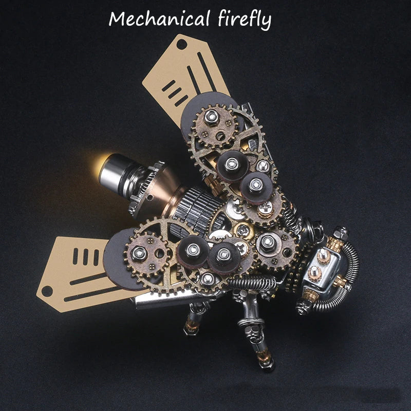 Mechanical Insect Iron Metal DIY Building Blocks 3D Three-Dimensional Assembly Model Puzzle toys Birthday Gift for Kid Adult