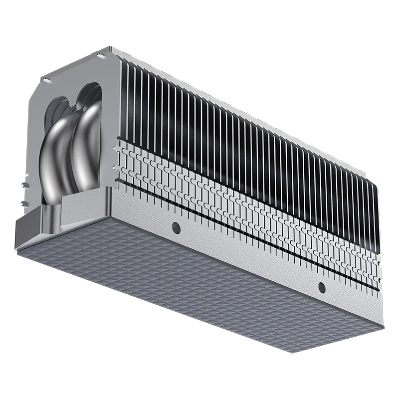COOLLEO M.2 2280 NVMe SSD Heat Sink 2 heat pipes SSD Cooler With 14.8W/mk Thermal Pad