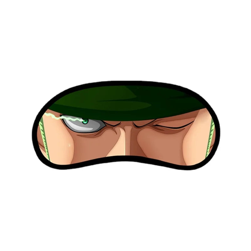 One Piece Blackout Sleep Mask - Luffy, Zoro, Chopper & Ace Design