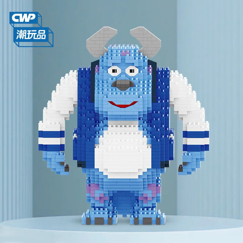 Monster University Micro Building Blocks James Mike Model Anime Diamond Mini Brick Figure Toy For Christmas Gift