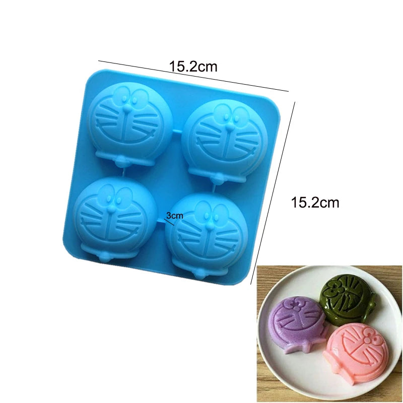 Cartoon Silicone Molds for Baking | Animal Chocolate & Soap Moulds – Stitch, Bear, Duck