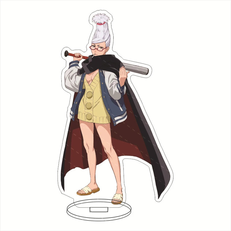 Dandadan Ayase Momo & Takakura Ken 16cm Acrylic Stand Model - Anime Gifts for Fans