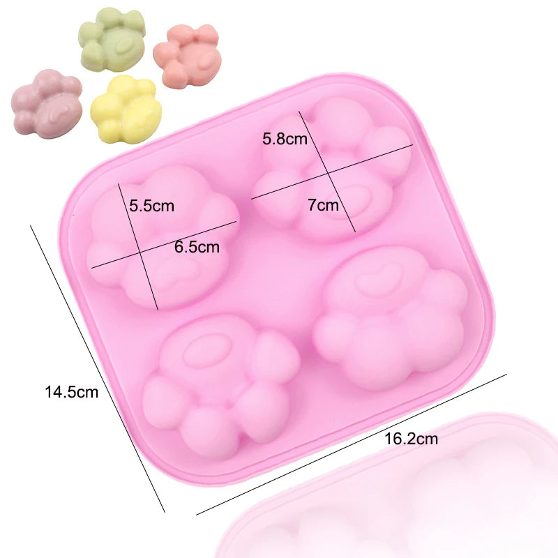 Cartoon Silicone Molds for Baking | Animal Chocolate & Soap Moulds – Stitch, Bear, Duck