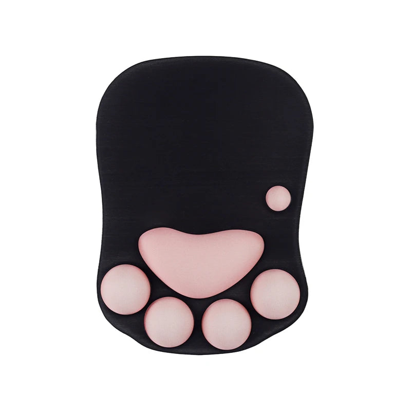 Cute 3D Cat Paw Mouse Pad Soft Silicone Nonslip Mouse Mat For Office & Home Computer & Mac Laptop Gaming Desk Decor Mousepad