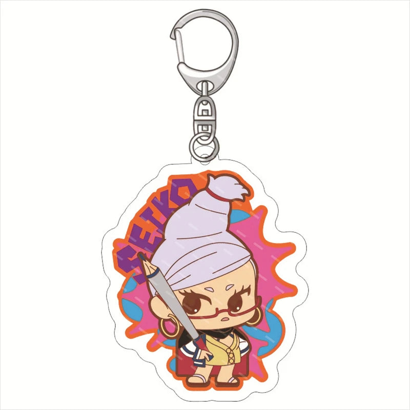 Dandadan Ayase Momo & Takakura Ken Keychain - Anime Acrylic Pendant for Fans