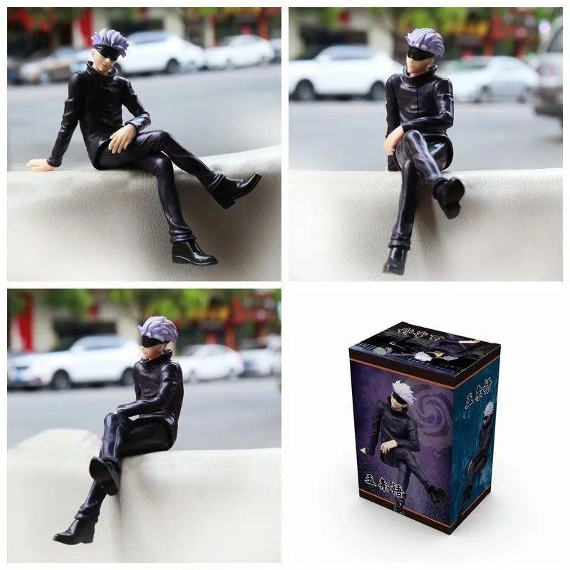 New Gojo Satoru Anime Jujutsu Kaisen Action Figure Itadori Yuji Seated Noodle Stopper Model Toys Japanese Dolls Hobbies - Rexpect Nerd