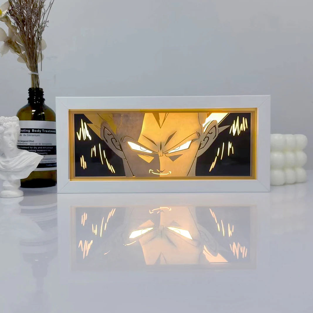Anime LED Light Box – Manga Paper Carving Desk Lamp for Kids & Collectors