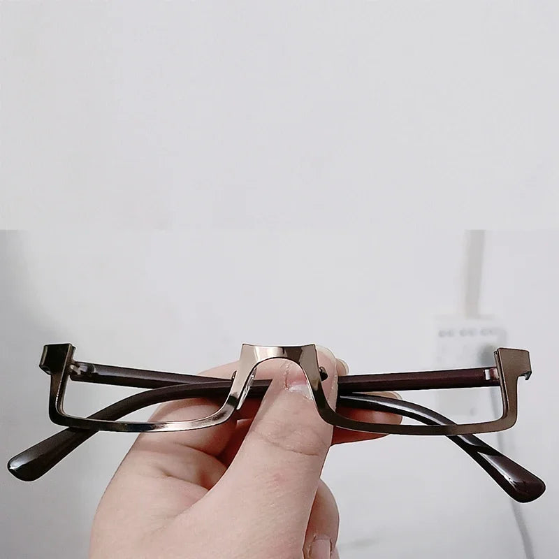 Zenin Maki Cosplay Glasses – Purple Half-Frame Anime Eyewear Prop