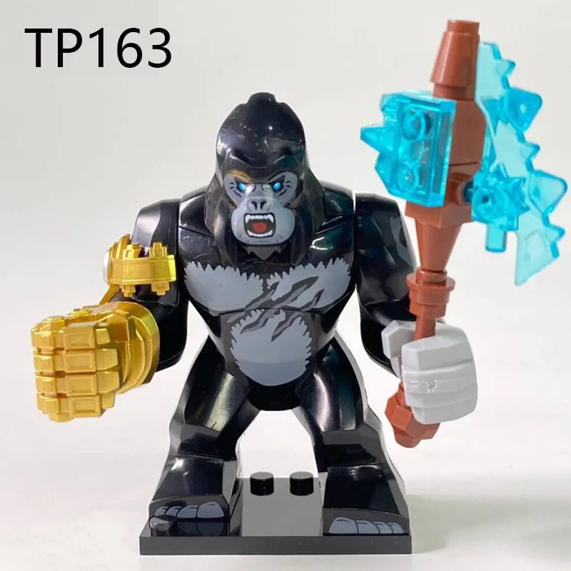 Hot-Selling 4cm Children Anime Figure Hero Building Blocks Kid Gift Assembling Toy Model Mini Movies Characters Figurine Bricks