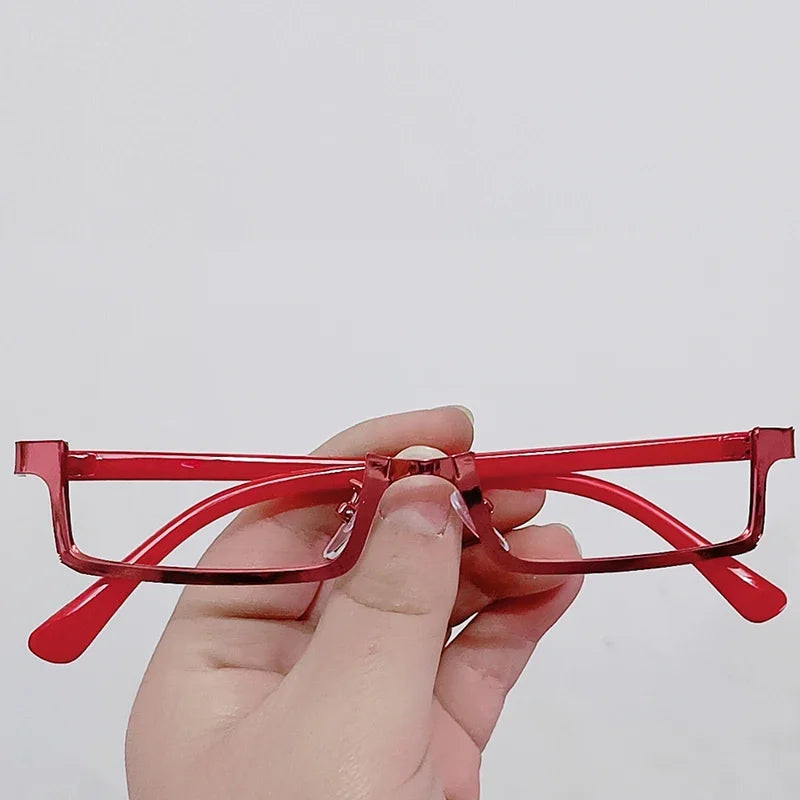 Zenin Maki Cosplay Glasses – Purple Half-Frame Anime Eyewear Prop