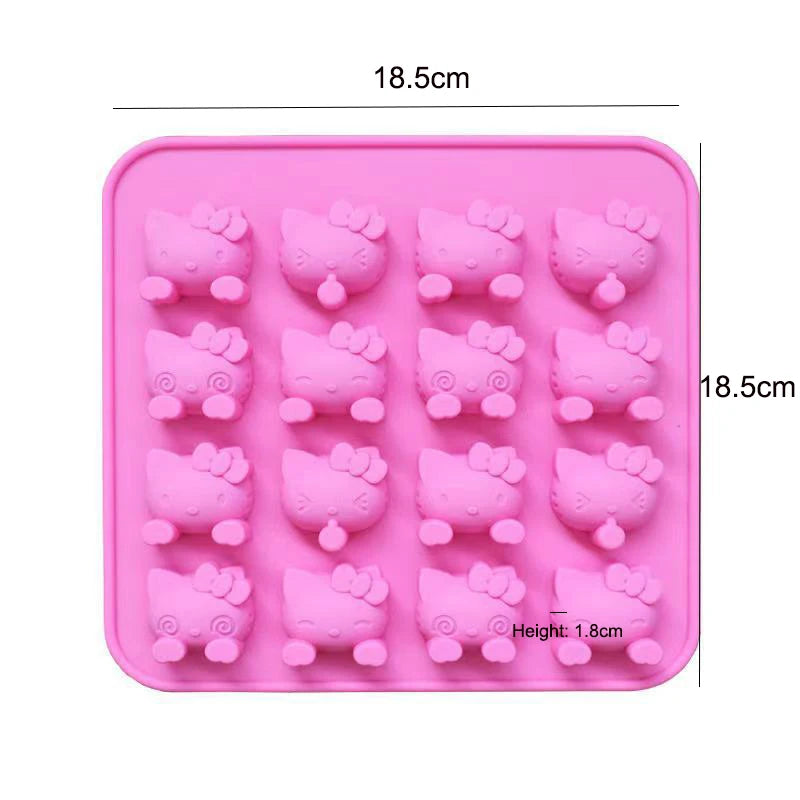 Cartoon Silicone Molds for Baking | Animal Chocolate & Soap Moulds – Stitch, Bear, Duck