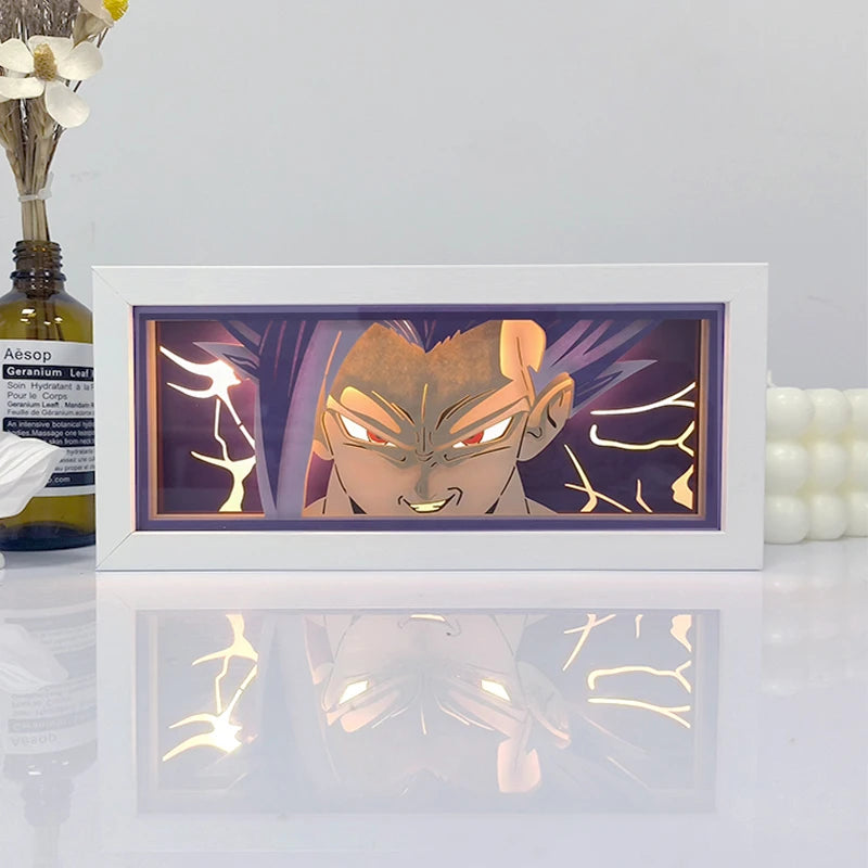 Anime LED Light Box – Manga Paper Carving Desk Lamp for Kids & Collectors