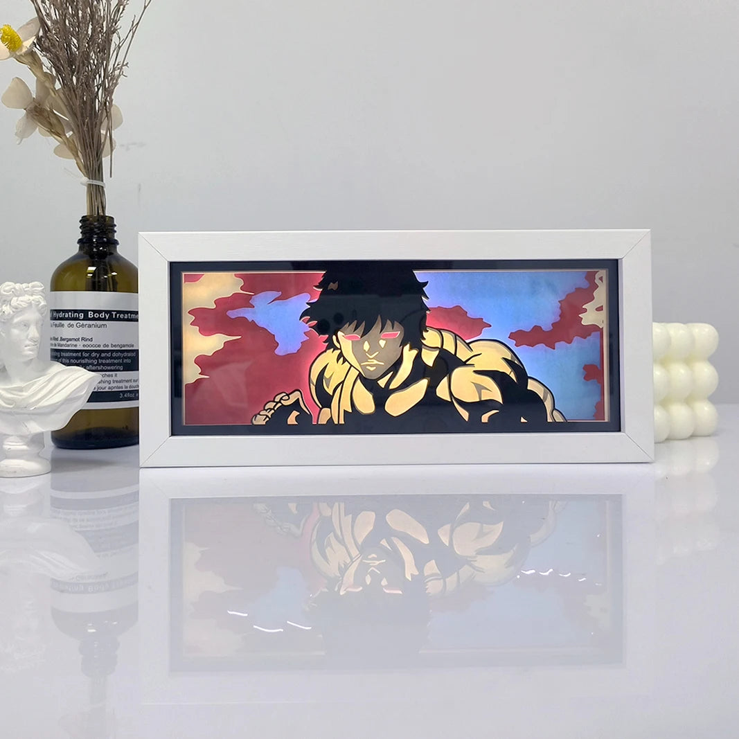 Anime LED Light Box – Manga Paper Carving Desk Lamp for Kids & Collectors