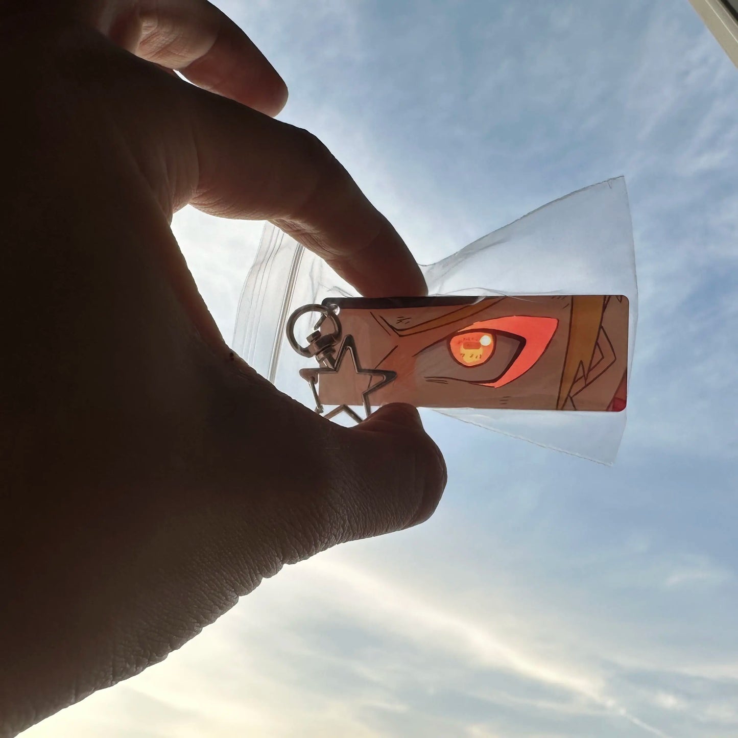 Naruto Uchiha Itachi Acrylic Keychain – Shining Eyes Double-Sided Backpack Pendant