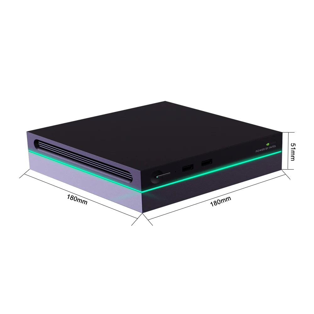 Yohirs Powerful Gaming Mini PC I9 12900H I7 12700H NVIDIA GTX1060 4G Thunderbolt4 Micro Desktop Computer Windows11 NUC 5G WIFI