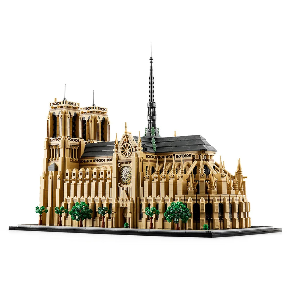 In stock 4383 pcs Notre-Dame de Paris Architectural Model Kit 21061 Collectible Building blocks Set for Adults Gift
