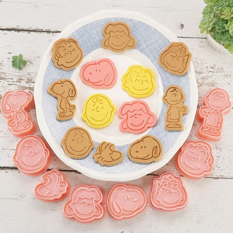 Snoopy Cookie Cutter Set | Cute DIY 3D Baking Moulds for Kids & Families