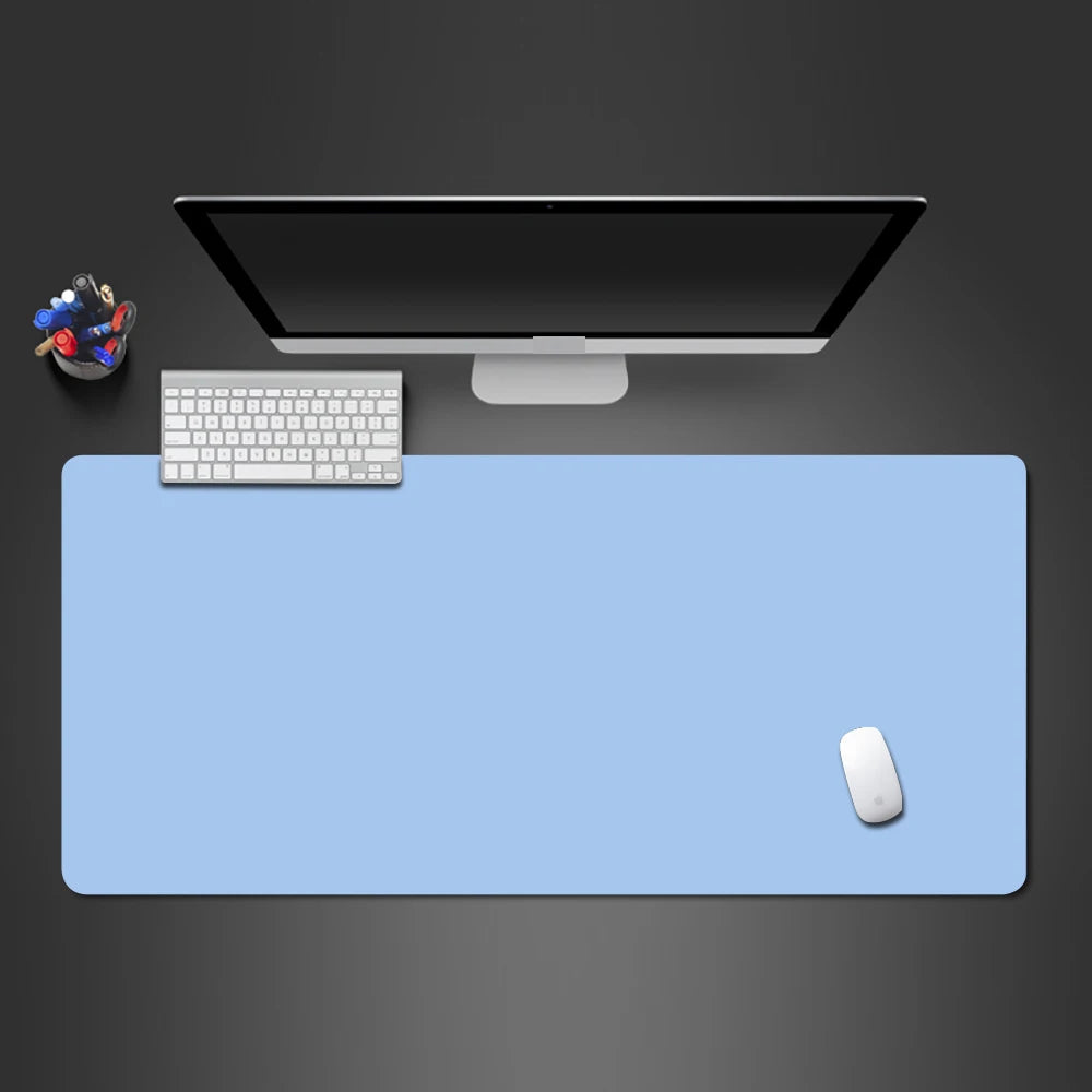 All Black Mouse Pad Water Proof Gaming Accessories Mause Ped 40x45 40x90CM Computer Desks Table Cushion Office Carpet Playmat