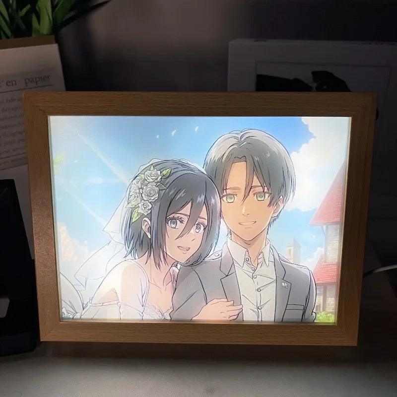 Unleash the Power of the Titans with an Attack on Titan 3D LED Night Light! - Rexpect Nerd