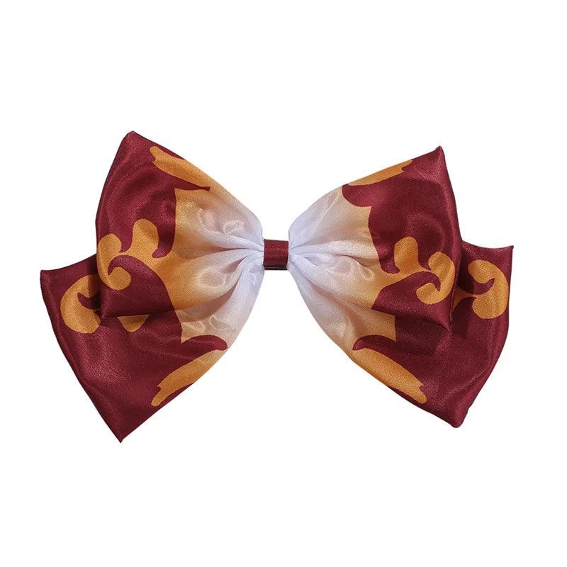 Shinobu & Nezuko Bow Hair Clips - Anime Cosplay Accessories for Women & Girls