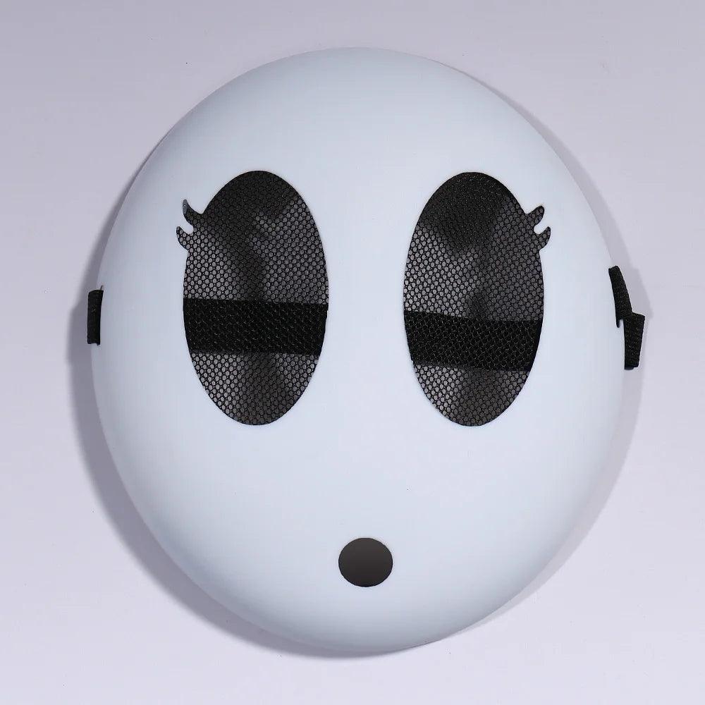 Shy Guy Cosplay Mask - Fun Plastic Mask for Halloween, Carnival, and Party Costumes
