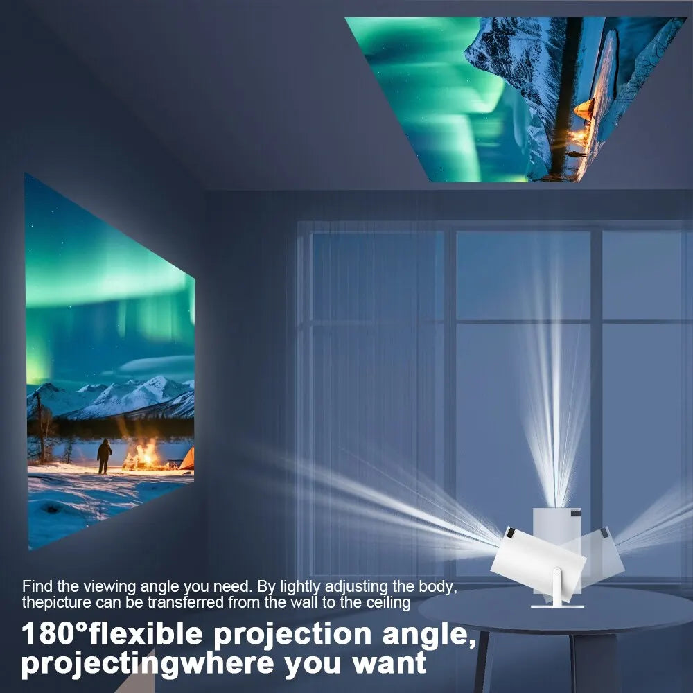 Magcubic 4K Android 11 Projector – Portable Home Cinema with WiFi6, Bluetooth 5.0, and Auto Correction