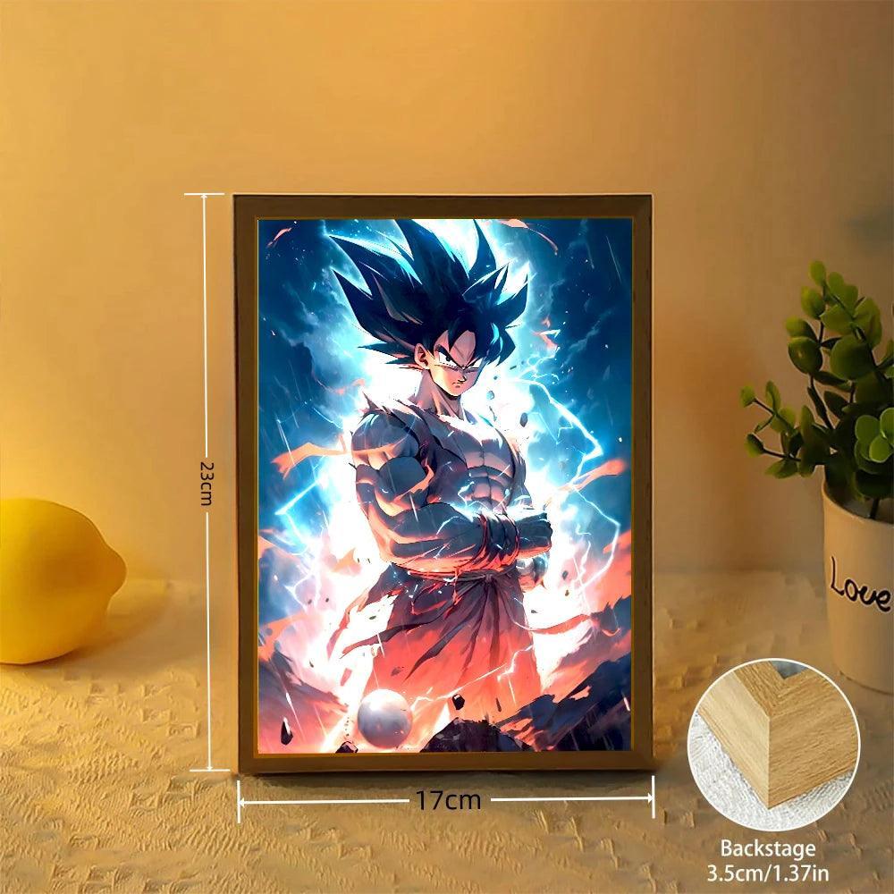 Illuminate Your Dragon Ball fandom with a Multifunctional Light Painting Moon Lamp! - Rexpect Nerd