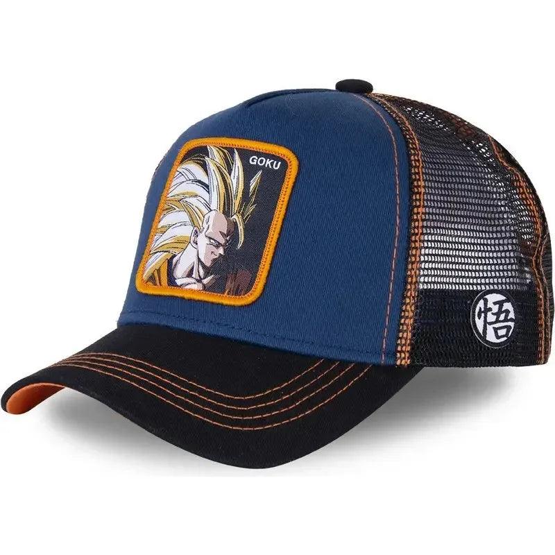 Unleash Your Inner Saiyan! Dragon Ball Z Goku Baseball Cap - Unisex, Adjustable, Perfect for Cosplay, Summer & Everyday