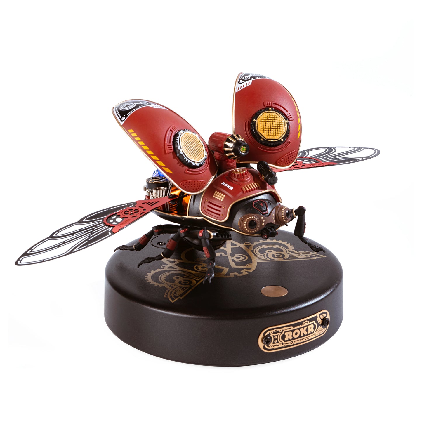 Robotime Rokr MI Series 4 kinds of Plastic Puzzles Emperor Scorpion Beetles Golden Coin Turtle 3D Assembly Building Block Sets