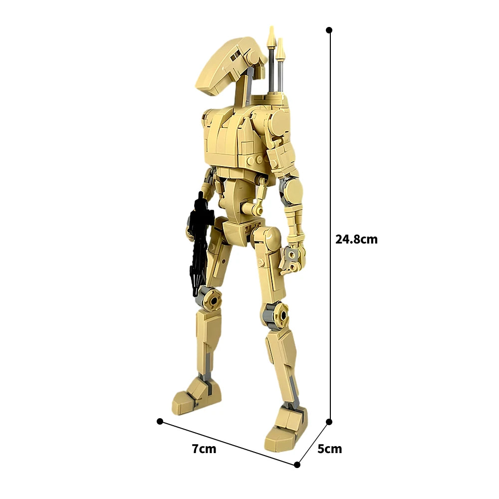 MOC Space War B1 Battle Robot Building Blocks Model Alien Robot Bricks Toys Boys Birthday Gifts Educational Toys Collect Gifts