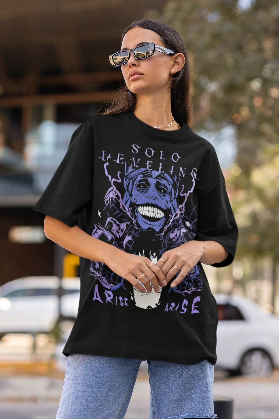 Solo Leveling Sung Jin-Woo T-Shirt – Unisex Soft Cotton Anime Tee