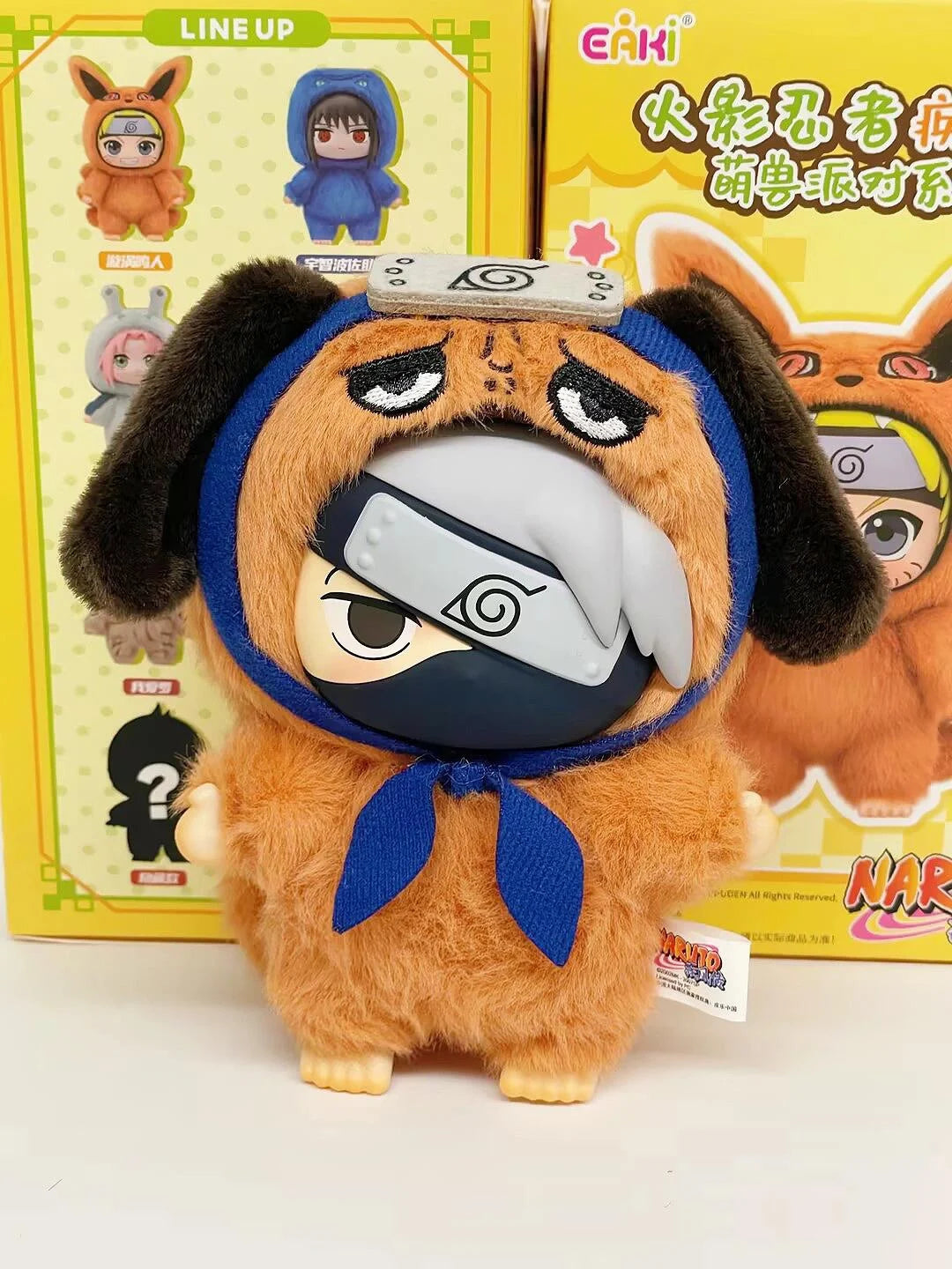 Original Eaki Naruto Blind box In Stock Naruto Shippuden Party Doll Blind Box Toys Cute Pendant Toys Kid Birthday Gifts