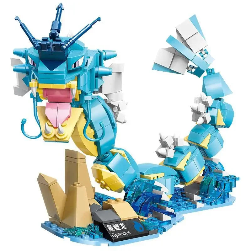 Pokemon Cartoon Pikachu Building Blocks Bulbasaur Toy Children's Assembled Model Pet Elf Kid Children Gift Compatible With Lego