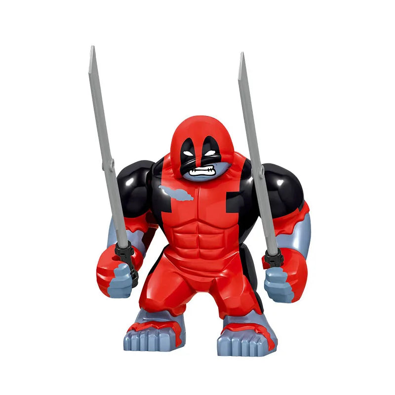 New Marvel 3D superhero characters large model building blocks assembly toys children's birthday gifts boys girl