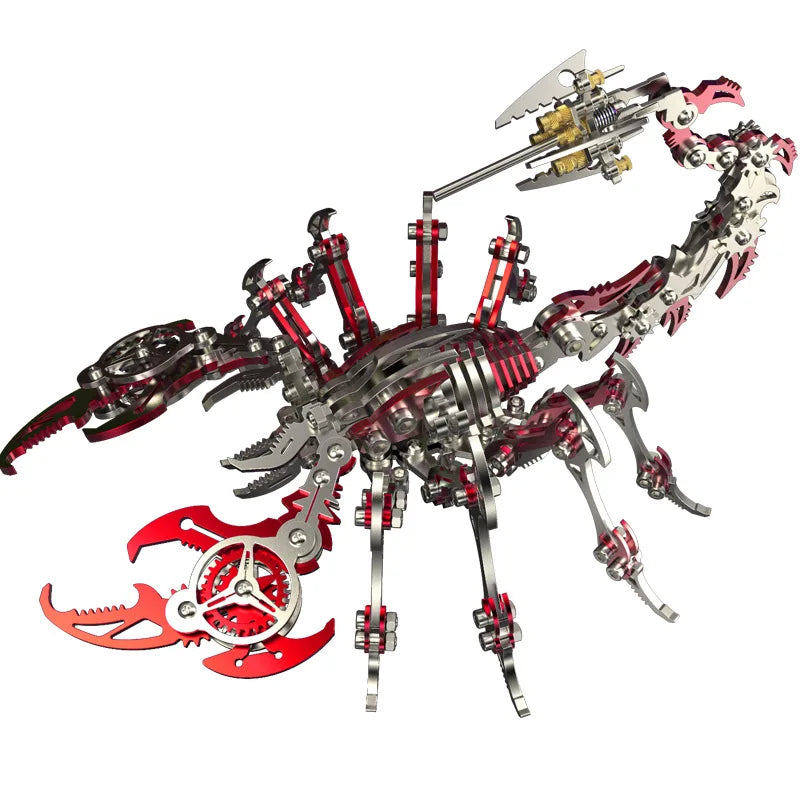 New DIY Scorpion Demon Toy Metal Assembly Model Puzzle 3D Stereoscopic Creative Handmade Mobile Birthday Gift Handmade Styling