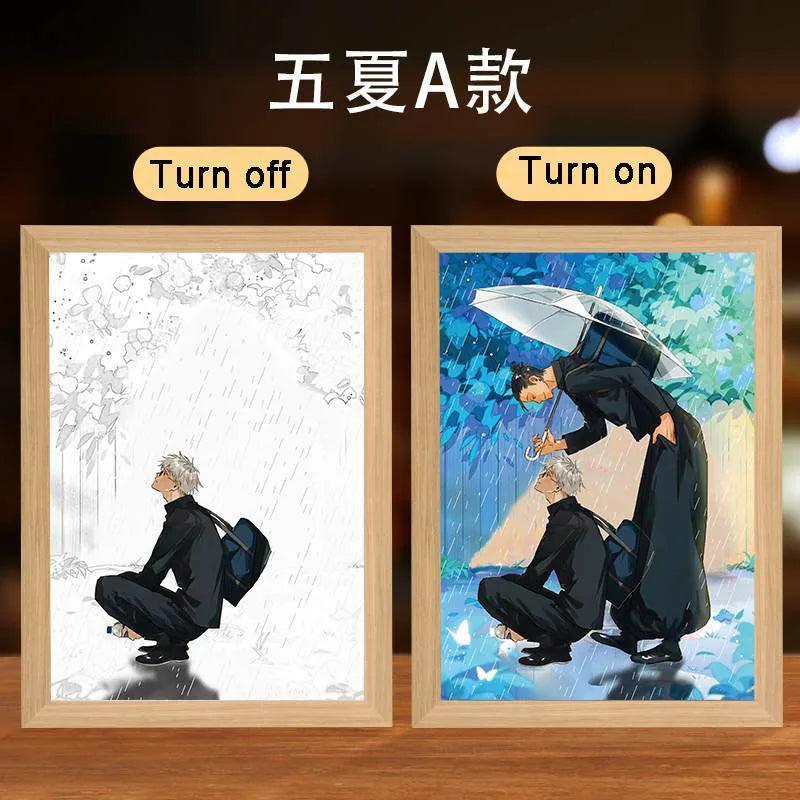 Light Up Your World with a Jujutsu Kaisen LED Photo Frame Lamp! - Rexpect Nerd