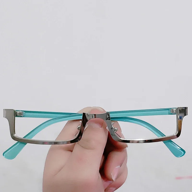 Zenin Maki Cosplay Glasses – Purple Half-Frame Anime Eyewear Prop