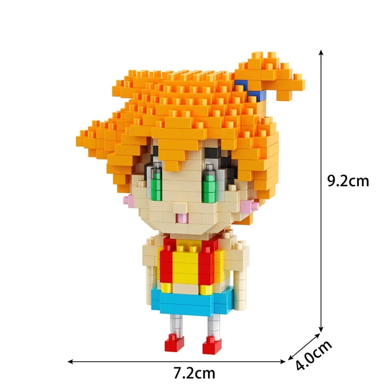 Building Blocks Assembly Anime Picachu Charizard Doll Blastoise Bulbasaur Gengar Bricks Figures Toy for Kid Gift